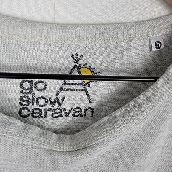 Go Slow Caravan Bear Watermelon Japan Streetwear Bear Gray T Shirt Men's Sz 5 M - Picture 4 of 12